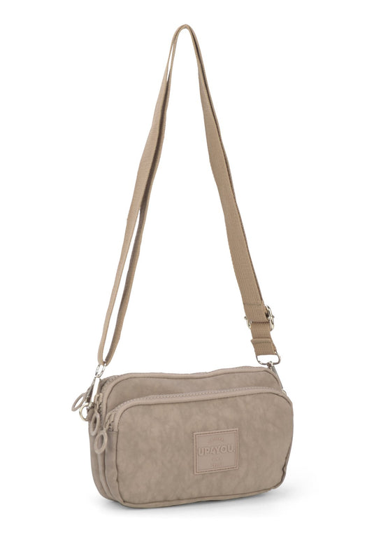 Bolsa Transv 3zps Embut Crinkle Up4you Vinho - Unico.FENDI