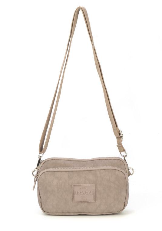 Bolsa Transv 3zps Embut Crinkle Up4you Vinho - Unico.FENDI