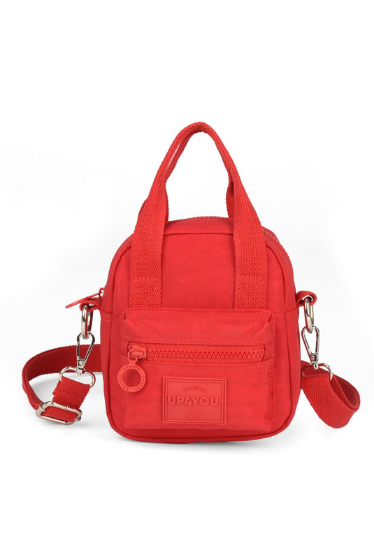 Bolsa Transv Bau Moda Crinkle Up4you Mostarda - Unico.VERMELHO