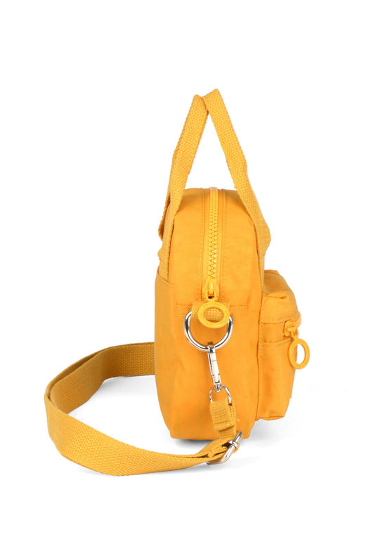Bolsa Transv Bau Moda Crinkle Up4you Mostarda - Unico.AMARELO