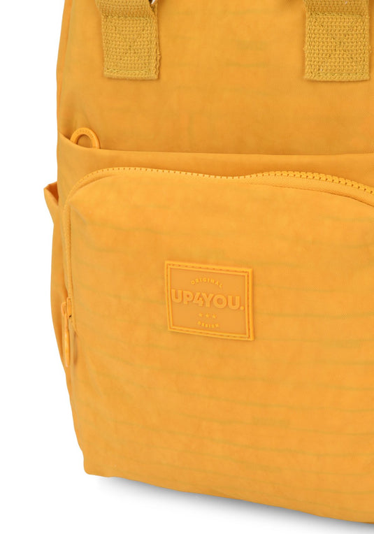 Bolsa Transv Mini Moda Crinkle Up4you Mostarda - Unico.AMARELO