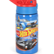 Garrafa de Água Infantil 500 ml Aço Hotwheels Azul