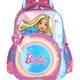 Mochila de Rodinhas Média Infantil de Costas Barbie Náilon Estampada