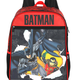 Mochila de Costas Pequena Infantil Simples Batman