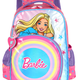 Mochilas de Costas Média Infantil Barbie Náilon Estampada