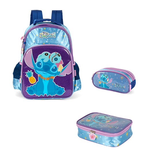 Kit Escolar de Costas - Stitch Aloha