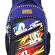 Mochila de Costas Média Juvenil Sonic com Chaveiro
