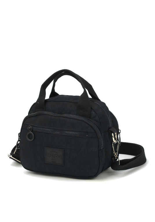 Mochila Moda Crinkle Up4you Azul Escuro - Unico.PRETO