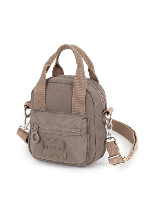 Mochila Moda Nylon Up4you Bege - Unico.FENDI