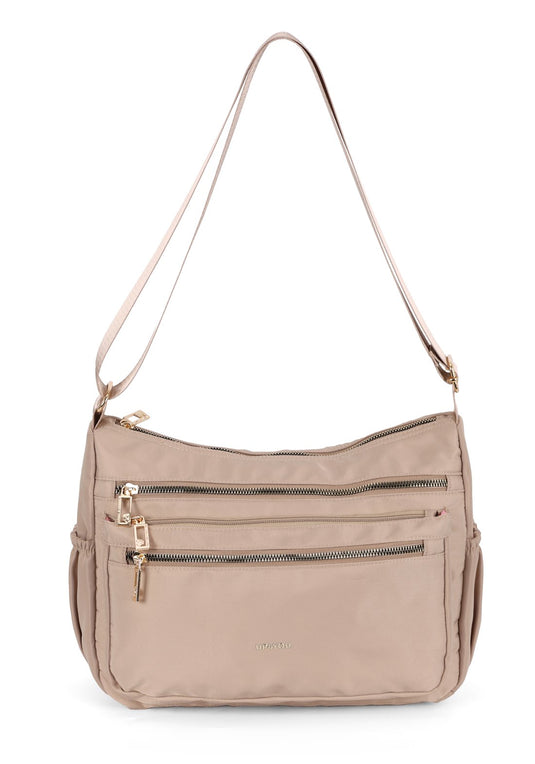 Bolsa Carteiro Moda Nylon Up4you Bege - Unico