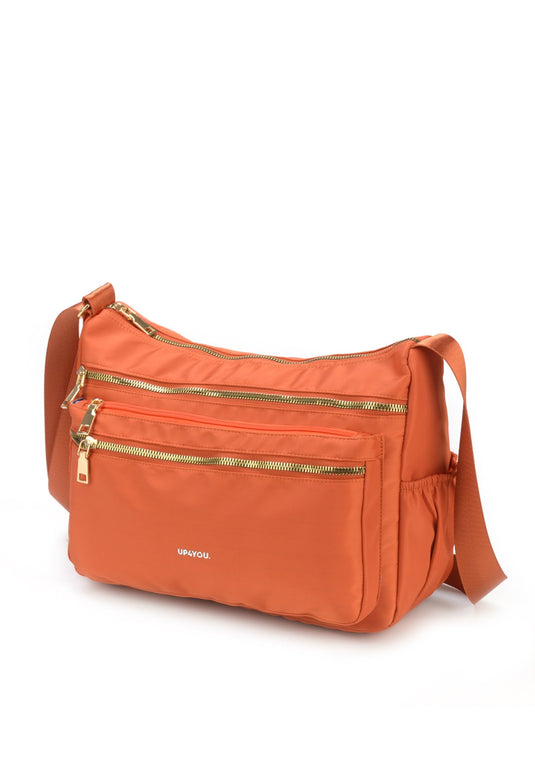 Bolsa Carteiro Moda Nylon Up4you Laranja - Unico