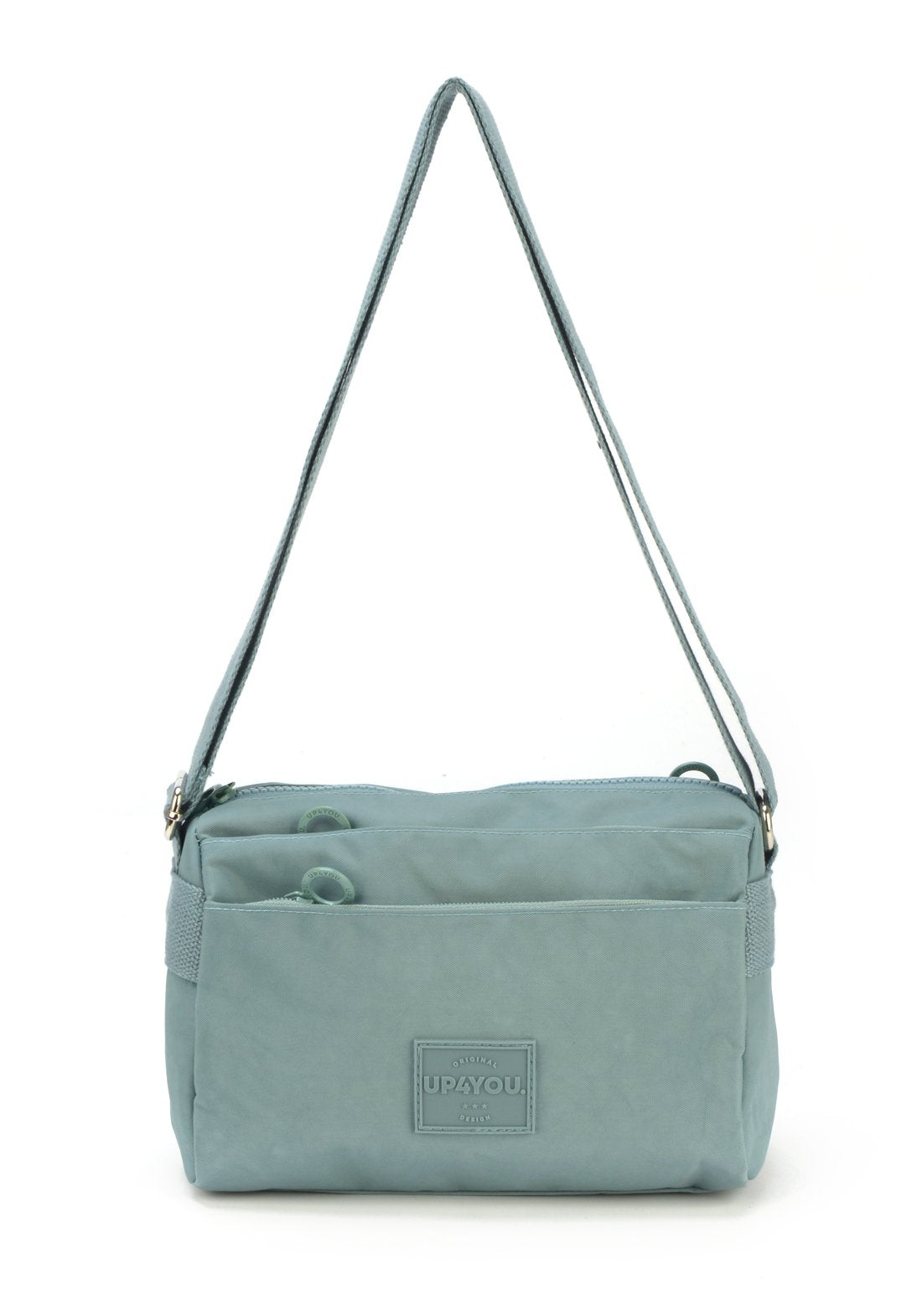 Bolsa Transv 3zps Embut Crinkle Up4you Azul Claro - Unico