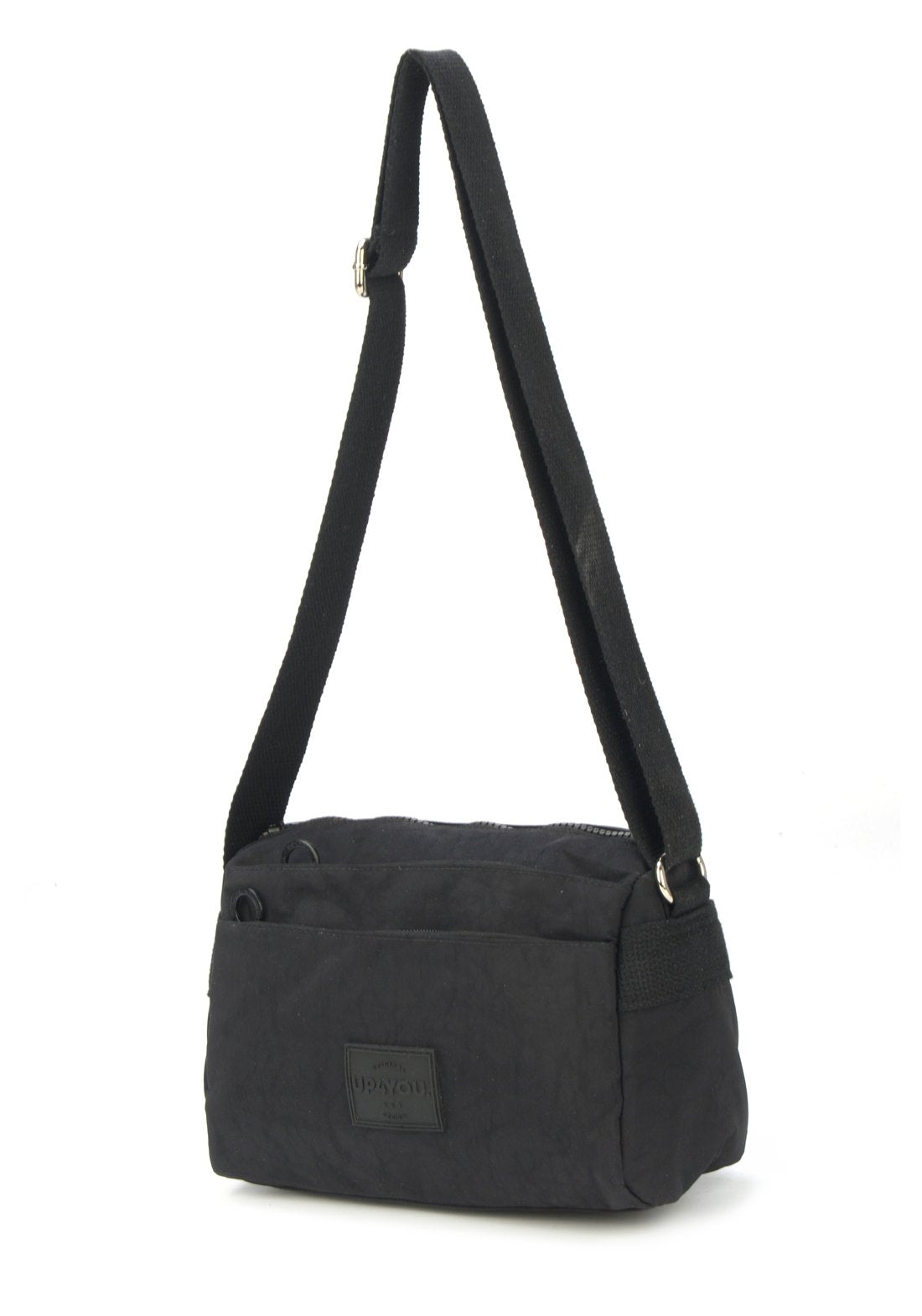 Bolsa Transv 3zps Embut Crinkle Up4you Preto - Unico