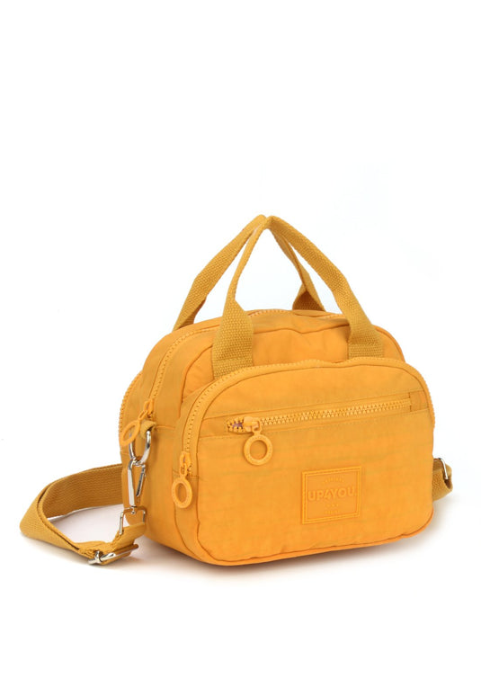 Bolsa Transv 3zps Moda Crinkle Up4you Mostarda - Unico