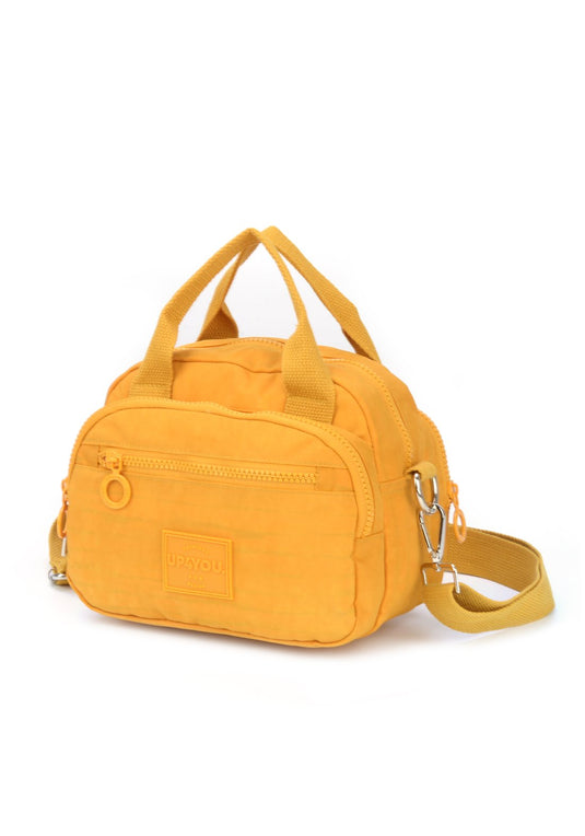 Bolsa Transv 3zps Moda Crinkle Up4you Mostarda - Unico