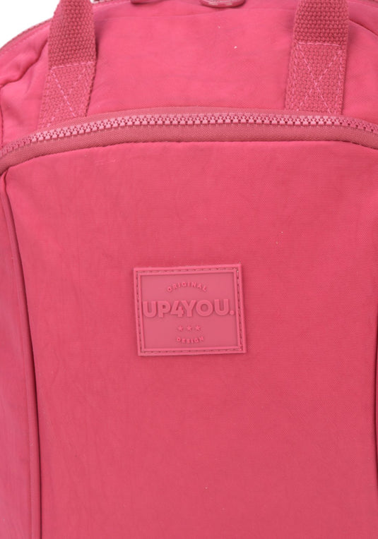 Bolsa Transv 4zps Moda Crinkle Up4you Vinho - Unico.PINK