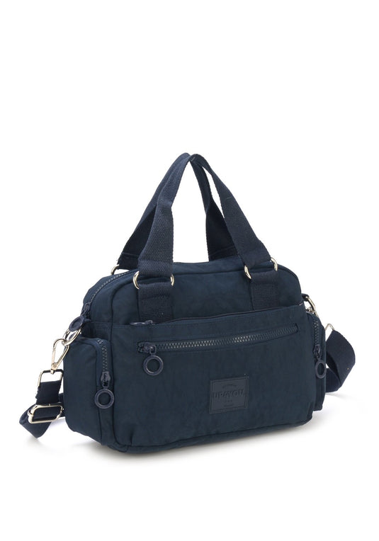 Bolsa Transv Bau Moda Crinkle Up4you Azul Escuro - Unico