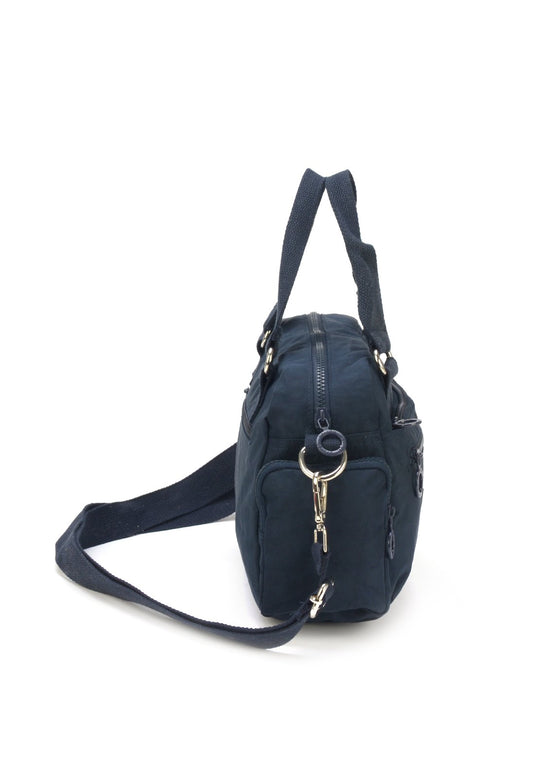 Bolsa Transv Bau Moda Crinkle Up4you Azul Escuro - Unico