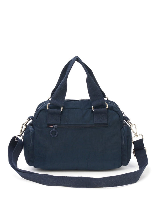 Bolsa Transv Bau Moda Crinkle Up4you Azul Escuro - Unico