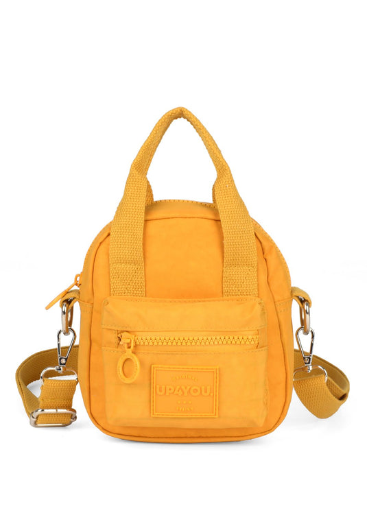 Bolsa Transv Bau Moda Crinkle Up4you Azul Escuro - Unico.AMARELO