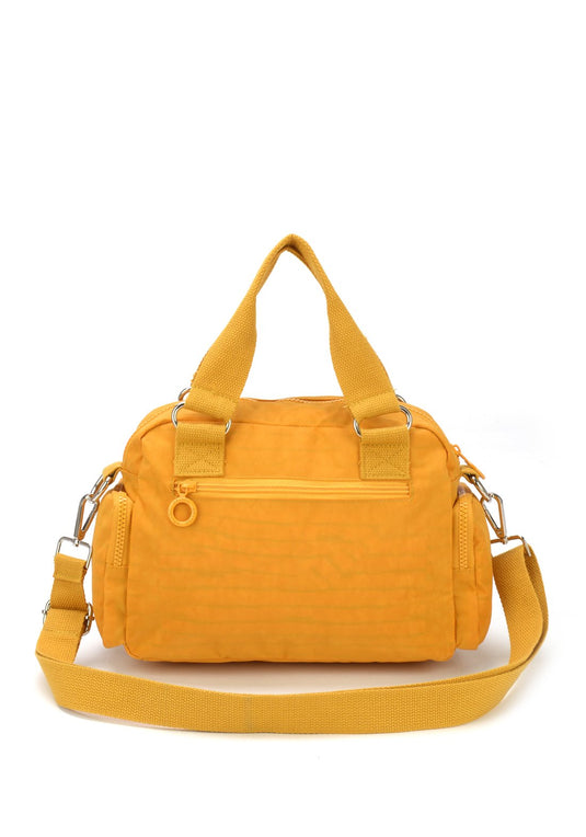 Bolsa Transv Bau Moda Crinkle Up4you Mostarda - Unico