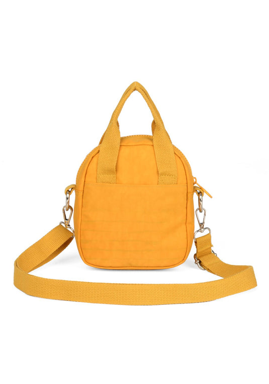 Bolsa Transv Bau Moda Crinkle Up4you Mostarda - Unico.AMARELO