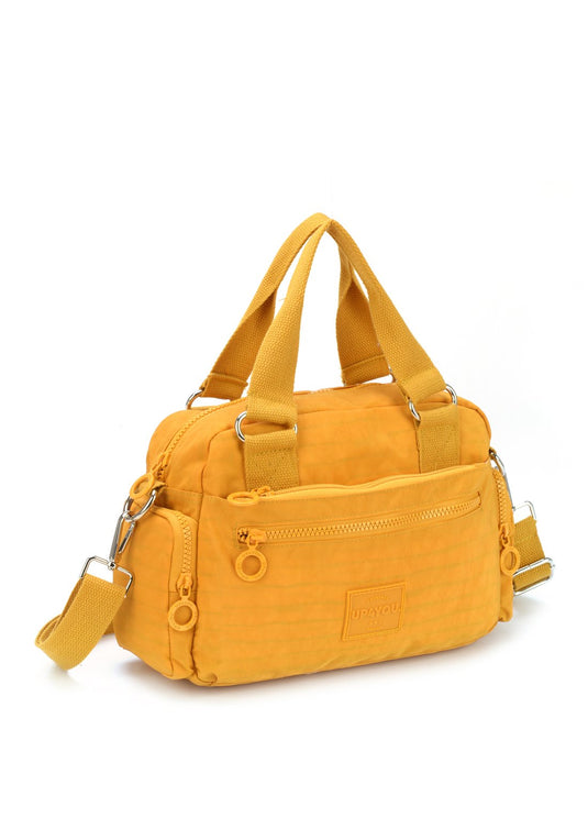 Bolsa Transv Bau Moda Crinkle Up4you Mostarda - Unico