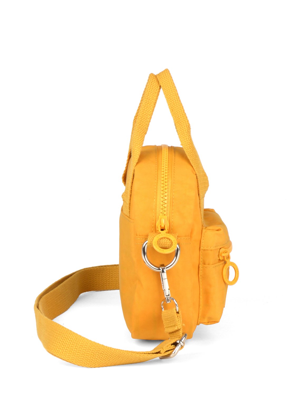 Bolsa Transv Bau Moda Crinkle Up4you Mostarda - Unico.AMARELO
