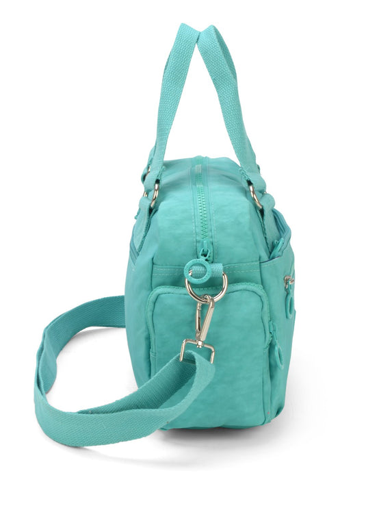 Bolsa Transv Bau Moda Crinkle Up4you Verde - Unico