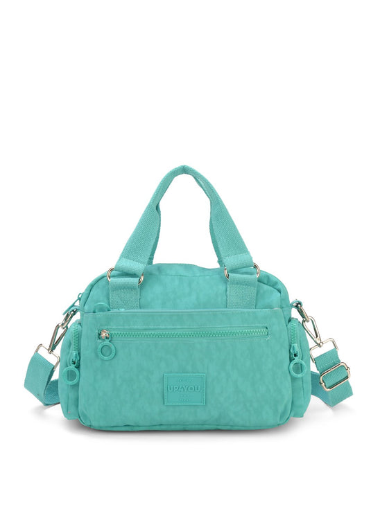 Bolsa Transv Bau Moda Crinkle Up4you Verde - Unico