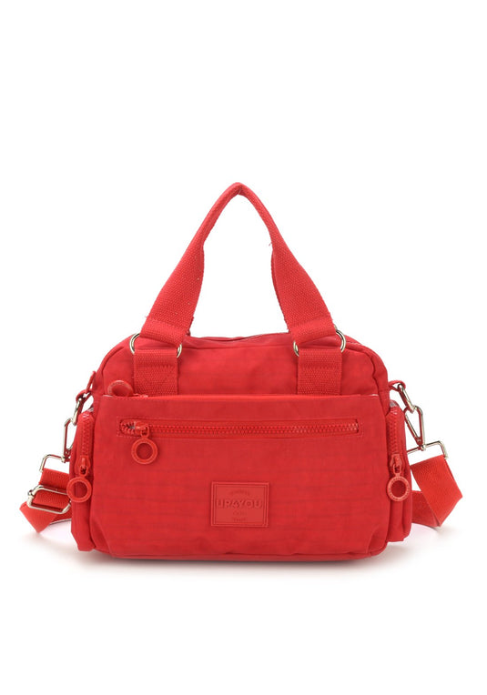 Bolsa Transv Bau Moda Crinkle Up4you Vermelho - Unico