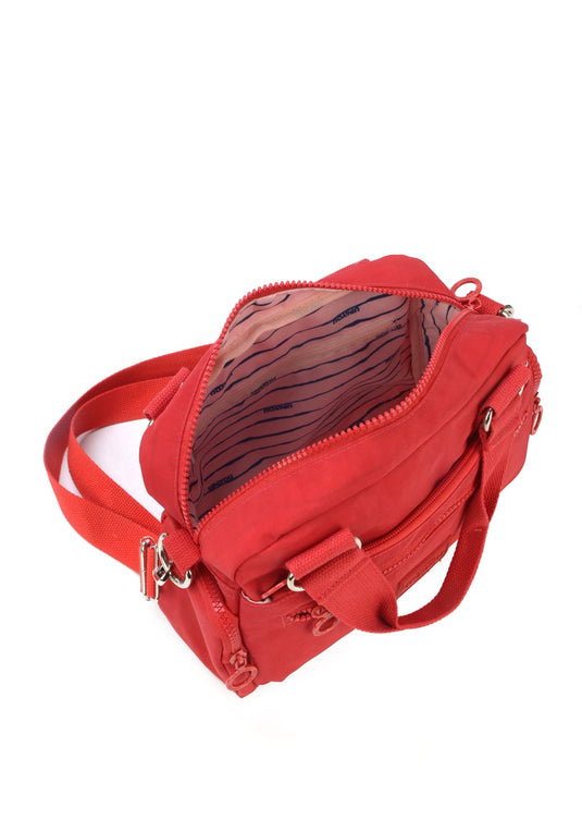 Bolsa Transv Bau Moda Crinkle Up4you Vermelho - Unico