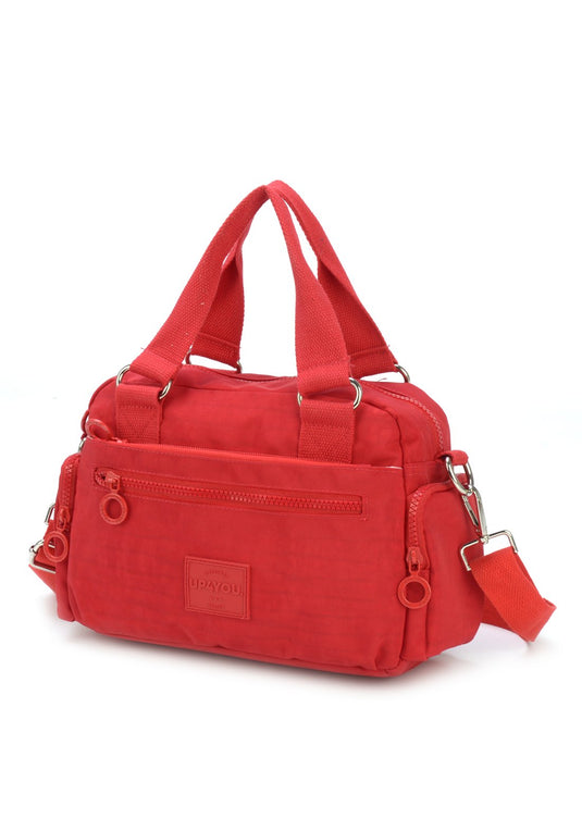 Bolsa Transv Bau Moda Crinkle Up4you Vermelho - Unico