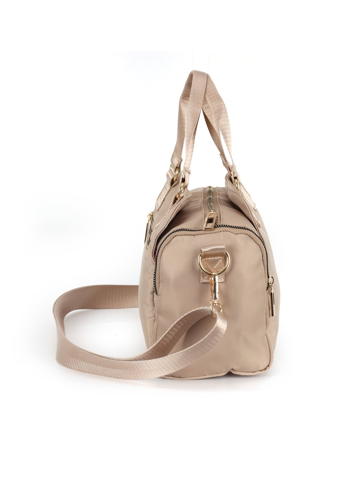Bolsa Transv Bau Moda Nylon Up4you Bege - Unico