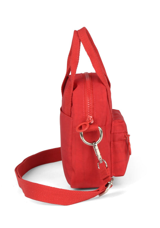 Bolsa Transv Mini Moda Crinkle Up4you Vermelho - Unico