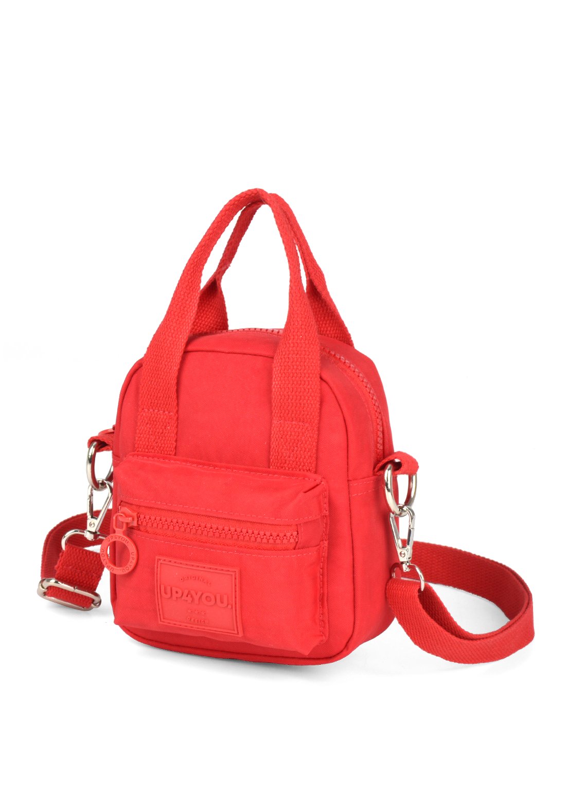 Bolsa Transv Mini Moda Crinkle Up4you Vermelho - Unico