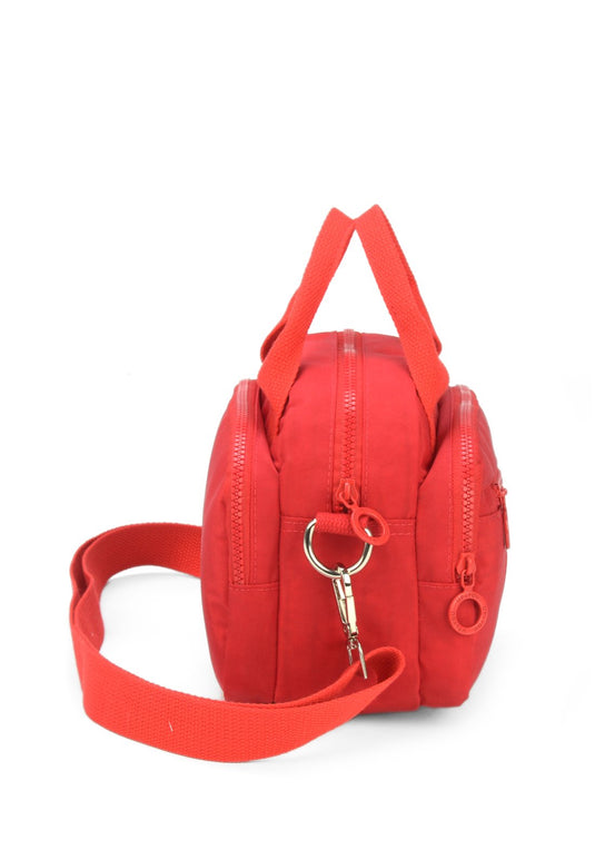 Bolsa Transv Rectangle Crinkle Up4you Rose - Unico.VERMELHO