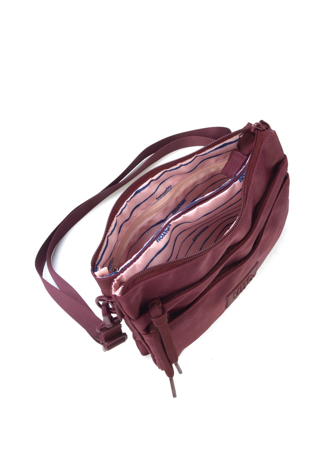Bolsa Trasnv 3dv Moda Sarja Up4you Vinho - Unico