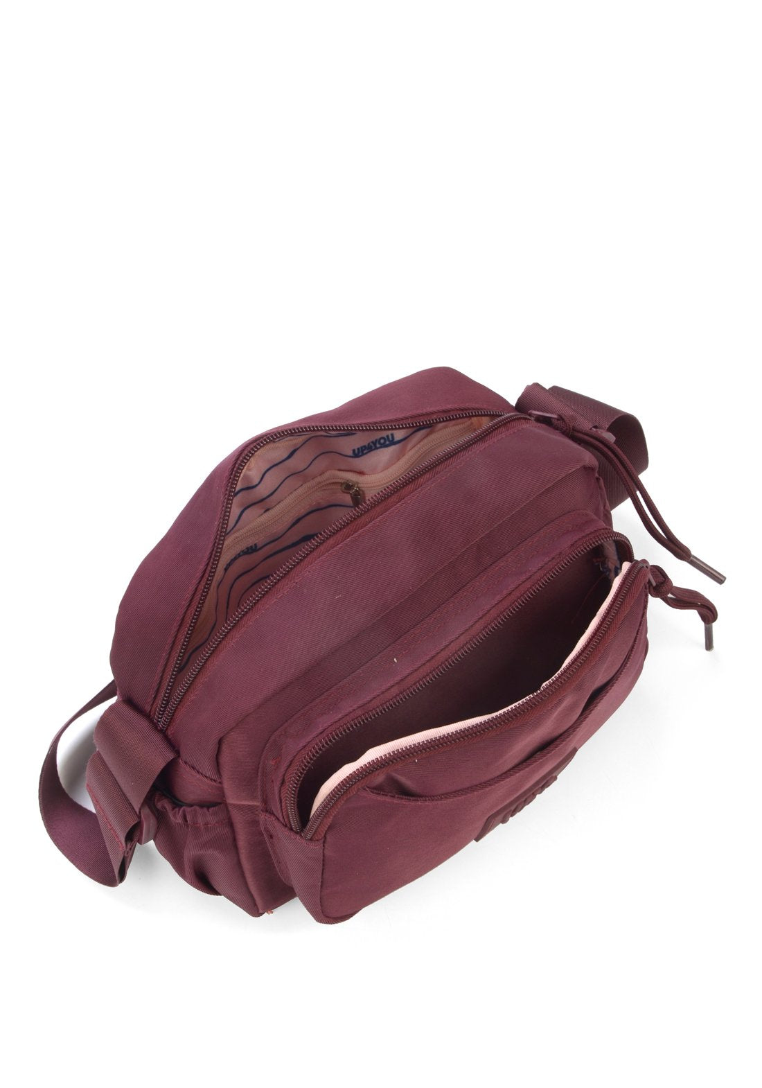 Bolsa Trasnv Bolso Moda Sarja Up4you Vinho - Unico