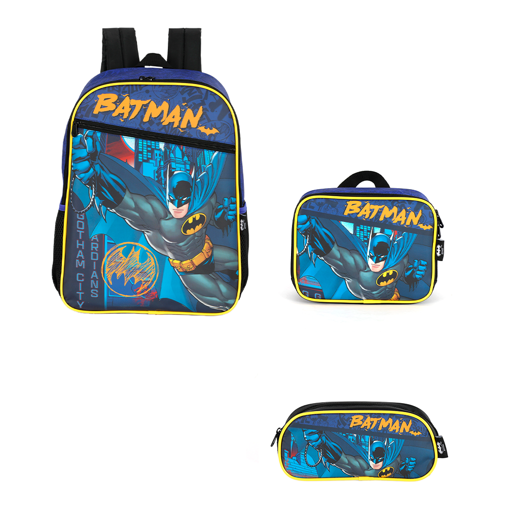 Kit Escolar Batman e Robin Costas Up4you