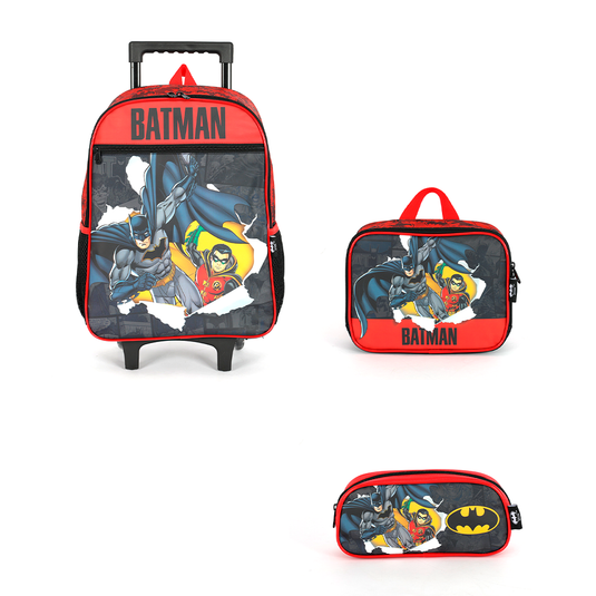 Kit Escolar Batman e Robin Rodinhas Up4you