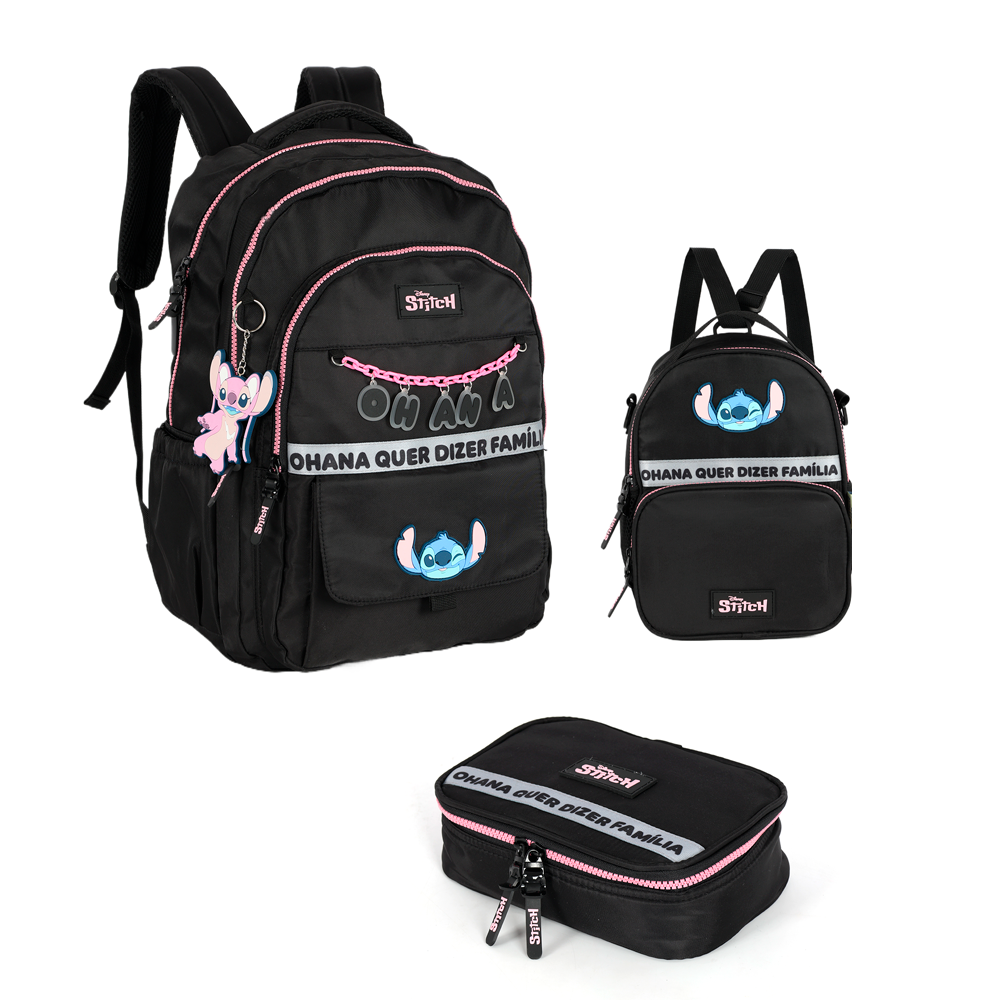Kit Escolar de Costas -  Stitch Ohana
