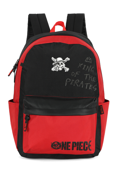 Mochila de Costas Média Juvenil One Piece Alto Relevo