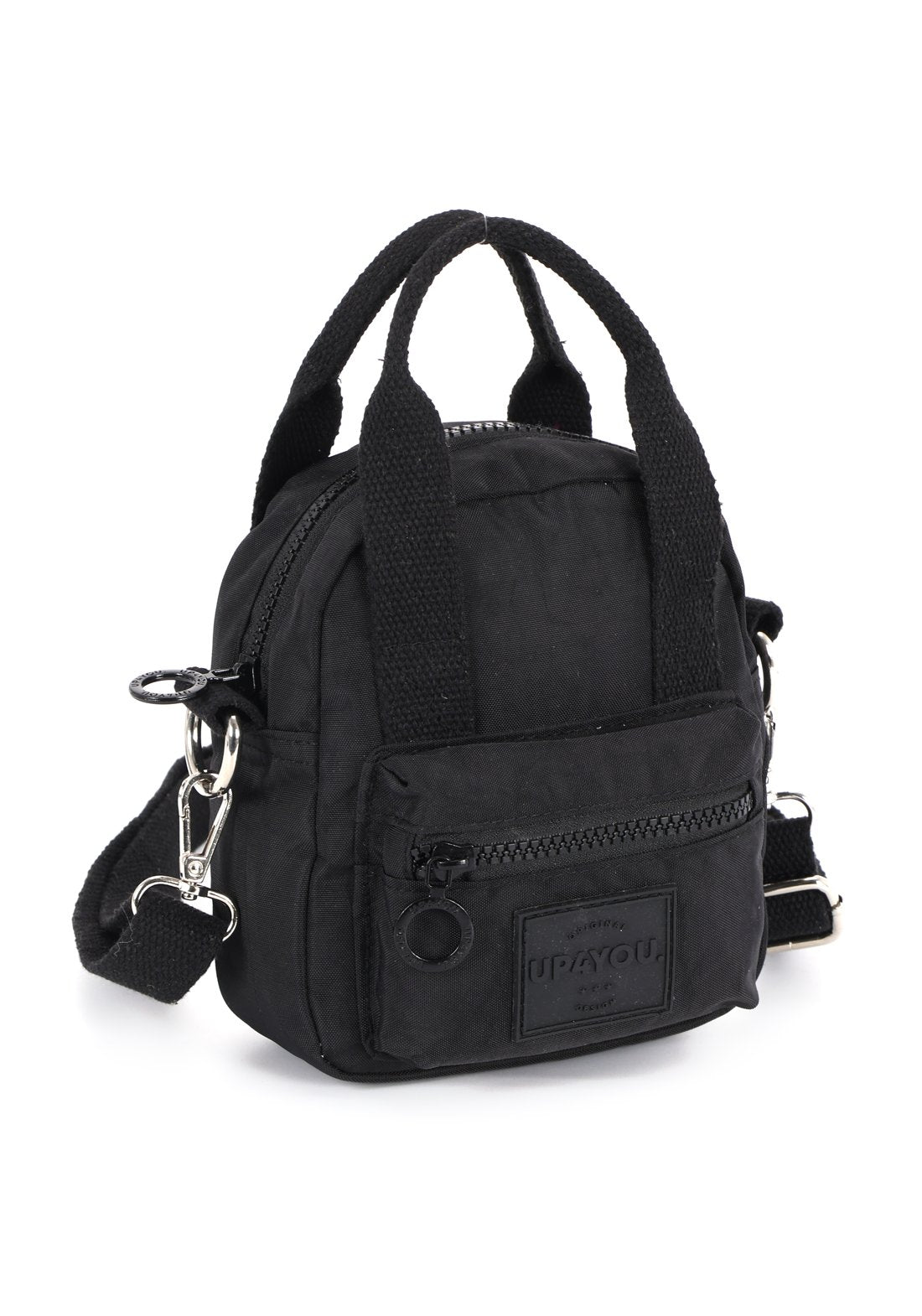 Mochila Moda Crinkle Up4you Azul Escuro - Unico.PRETO