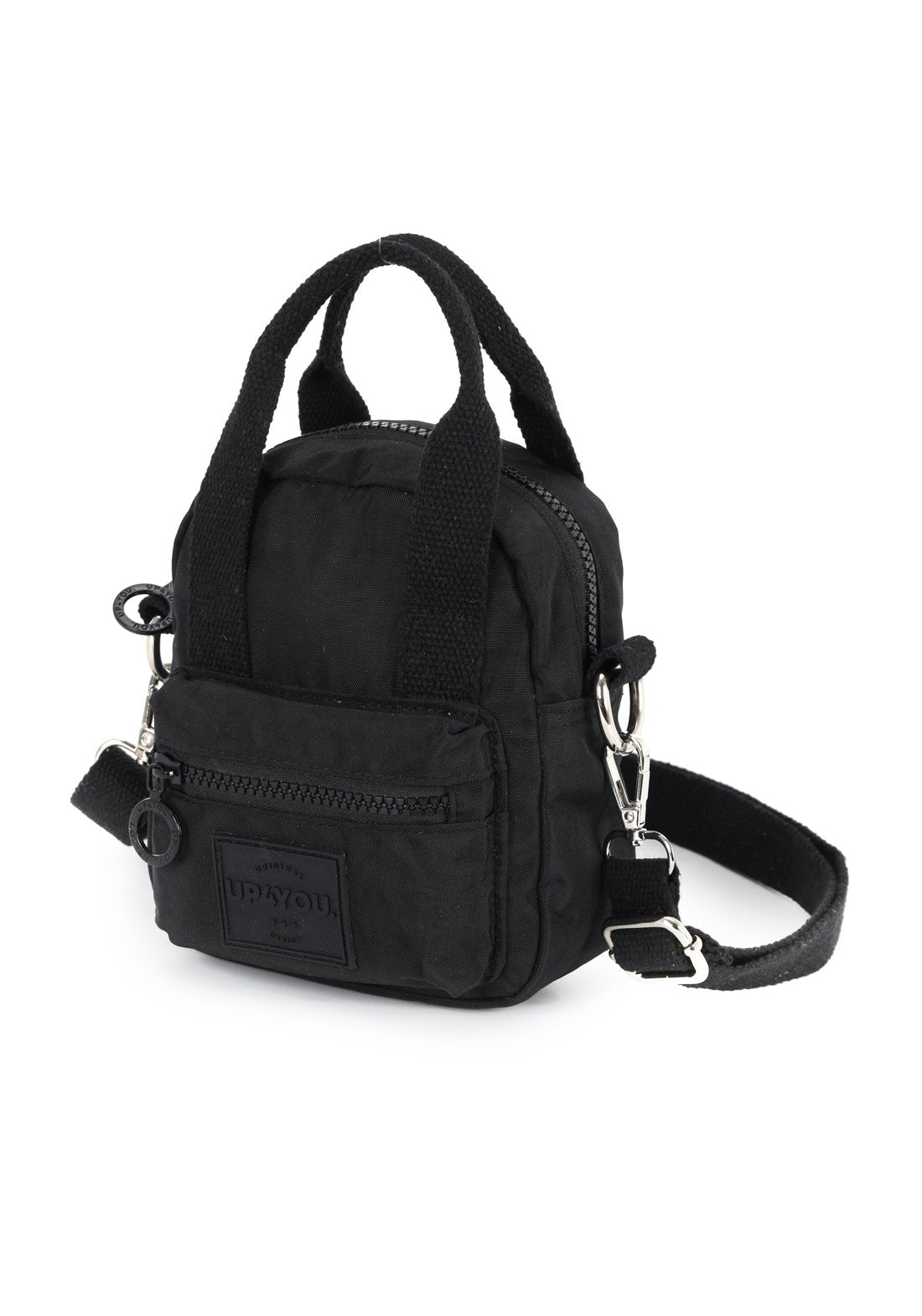 Mochila Moda Crinkle Up4you Azul Escuro - Unico.PRETO