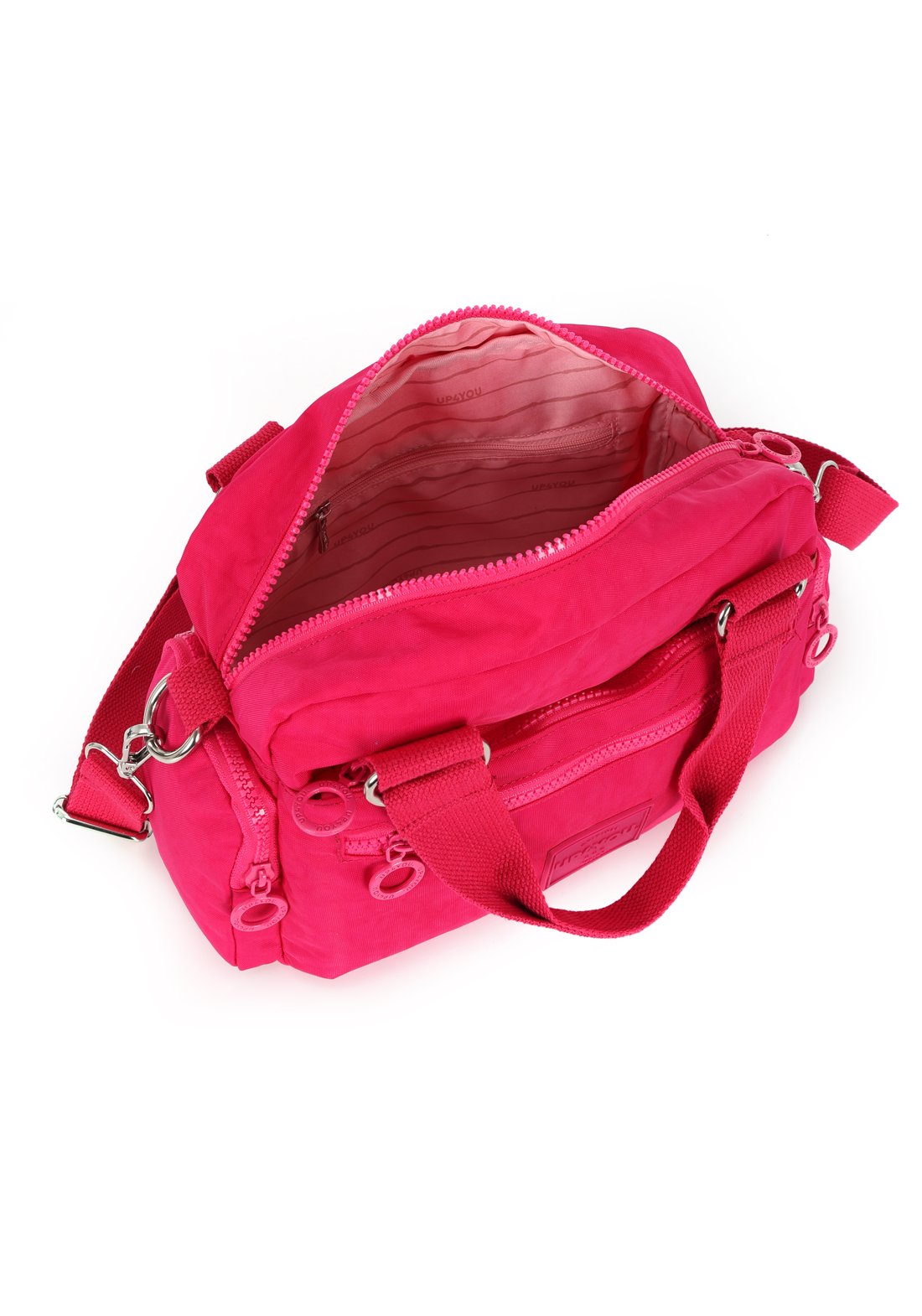 Mochila Moda Crinkle Up4you Azul Escuro - Unico.PRETO