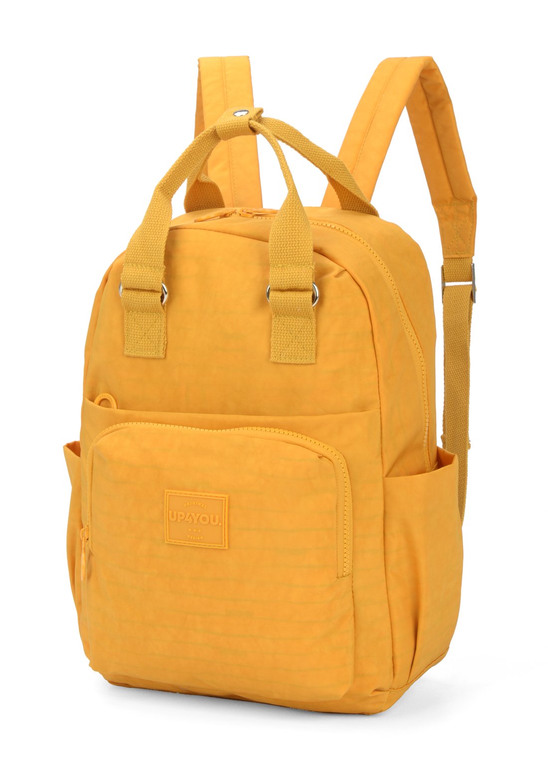 Mochila Moda Crinkle Up4you Mostarda - Unico