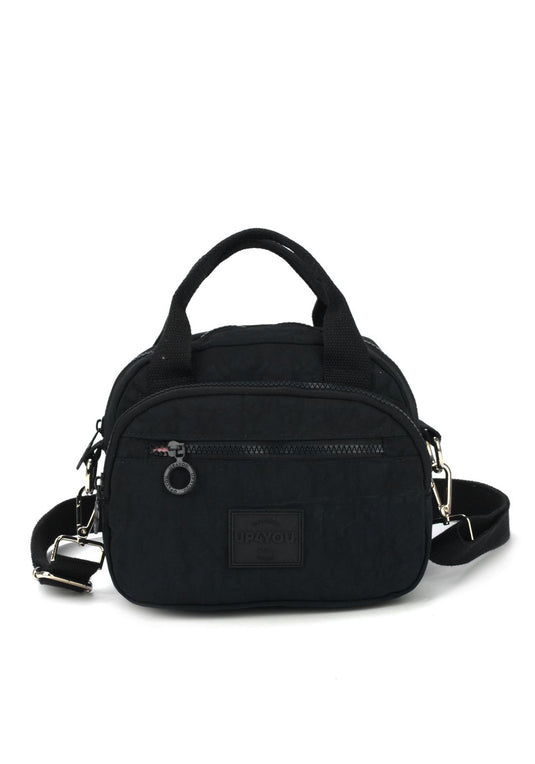 Mochila Moda Crinkle Up4you Vermelho - Unico.PRETO