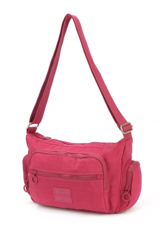 Mochila Round Moda Crinkle Up4you Pink - Unico.PINK