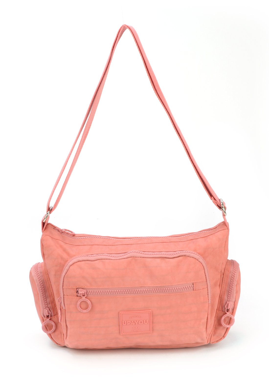 Mochila Round Moda Crinkle Up4you Pink - Unico.ROSE